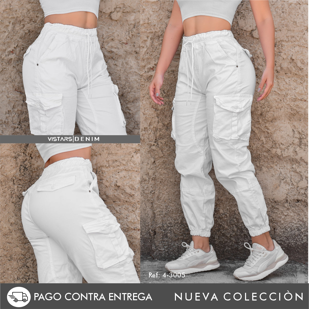 JEANS MUJER CARGO REF 4-3415 – Group Vistars