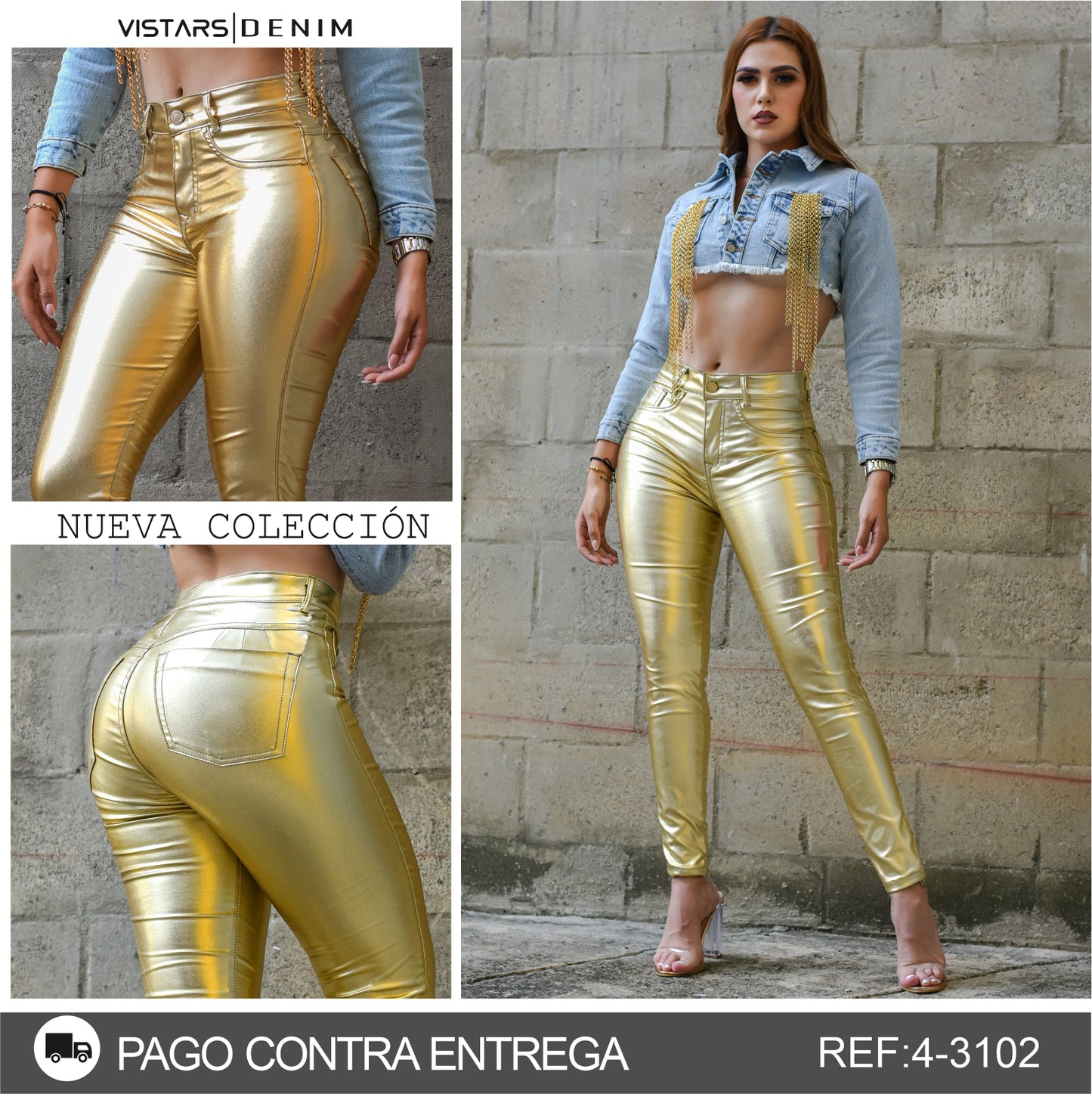 JEANS MUJER CUERINA REF 4-3110 OFERTA