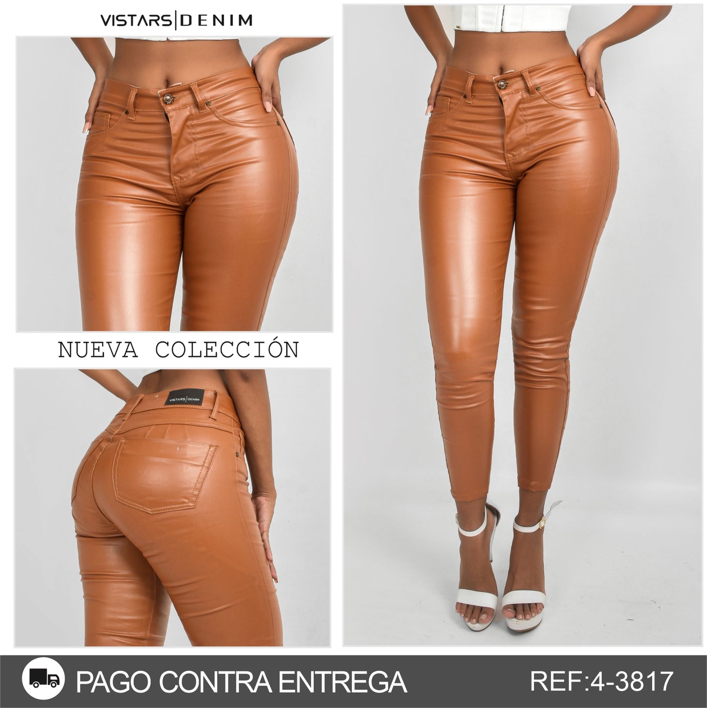 JEANS MUJER CUERINA MIEL REF 4-4121 OFERTA