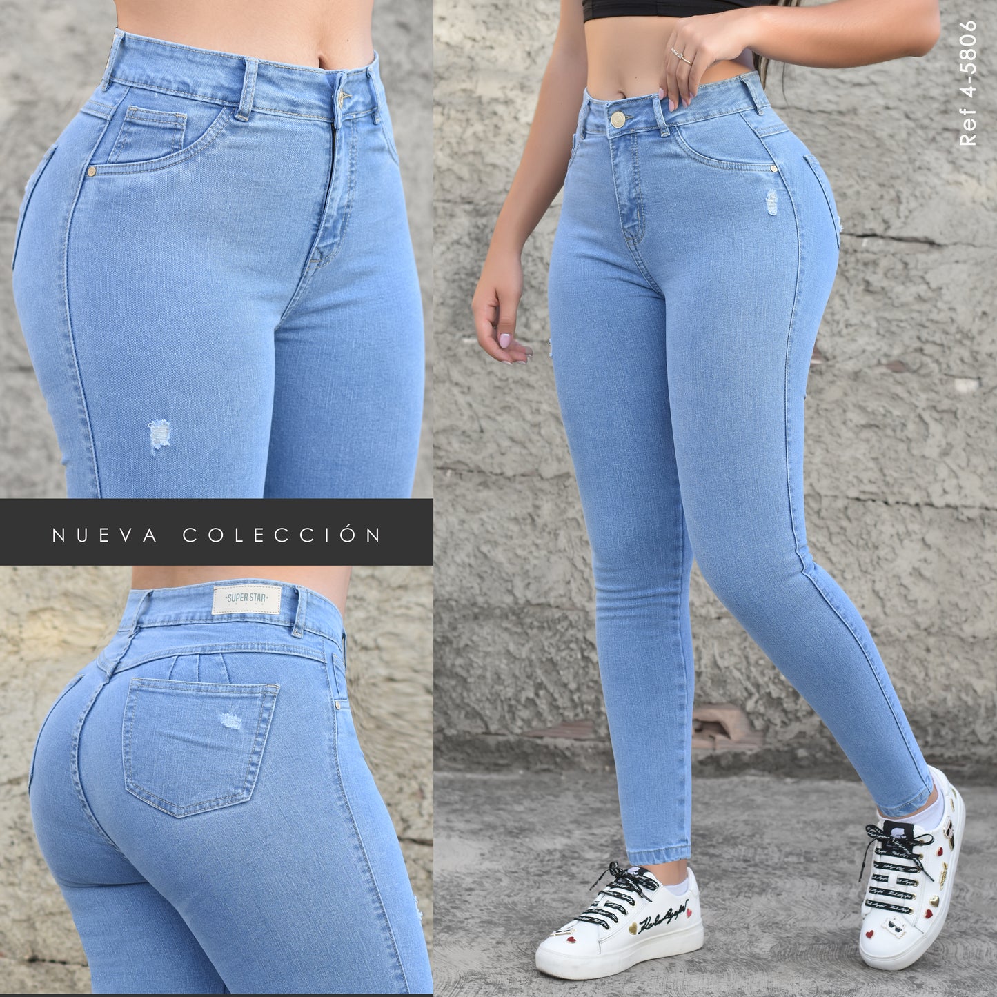 JEANS MUJER SKINNY REF 4-5806