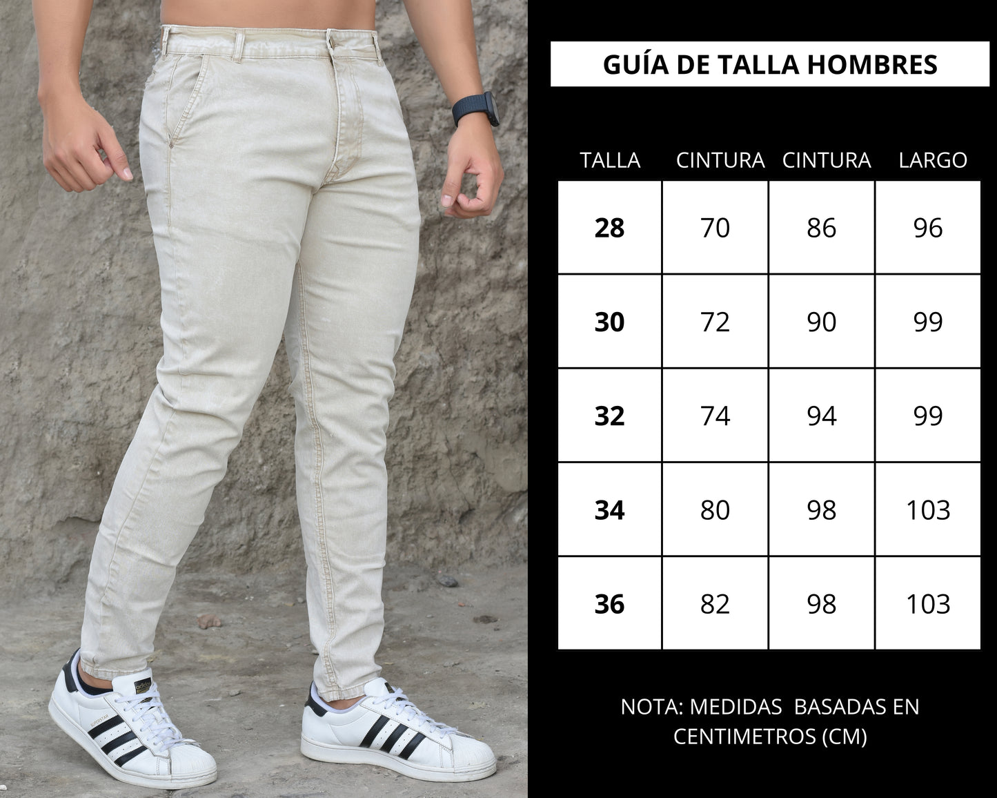 JEANS HOMBRE SKINNY REF. 6-5507