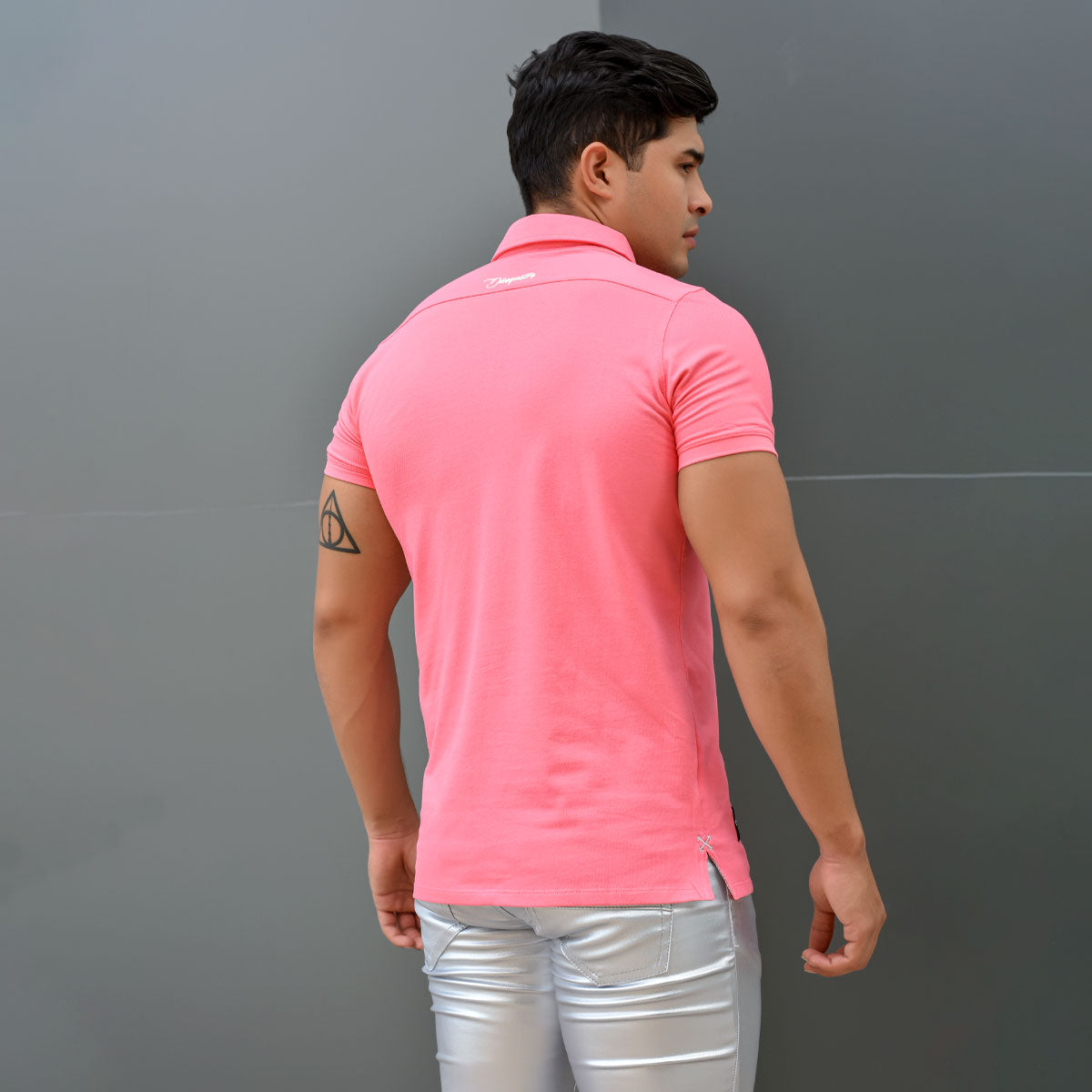 POLO HOMBRE ROSA REF. 9-3907