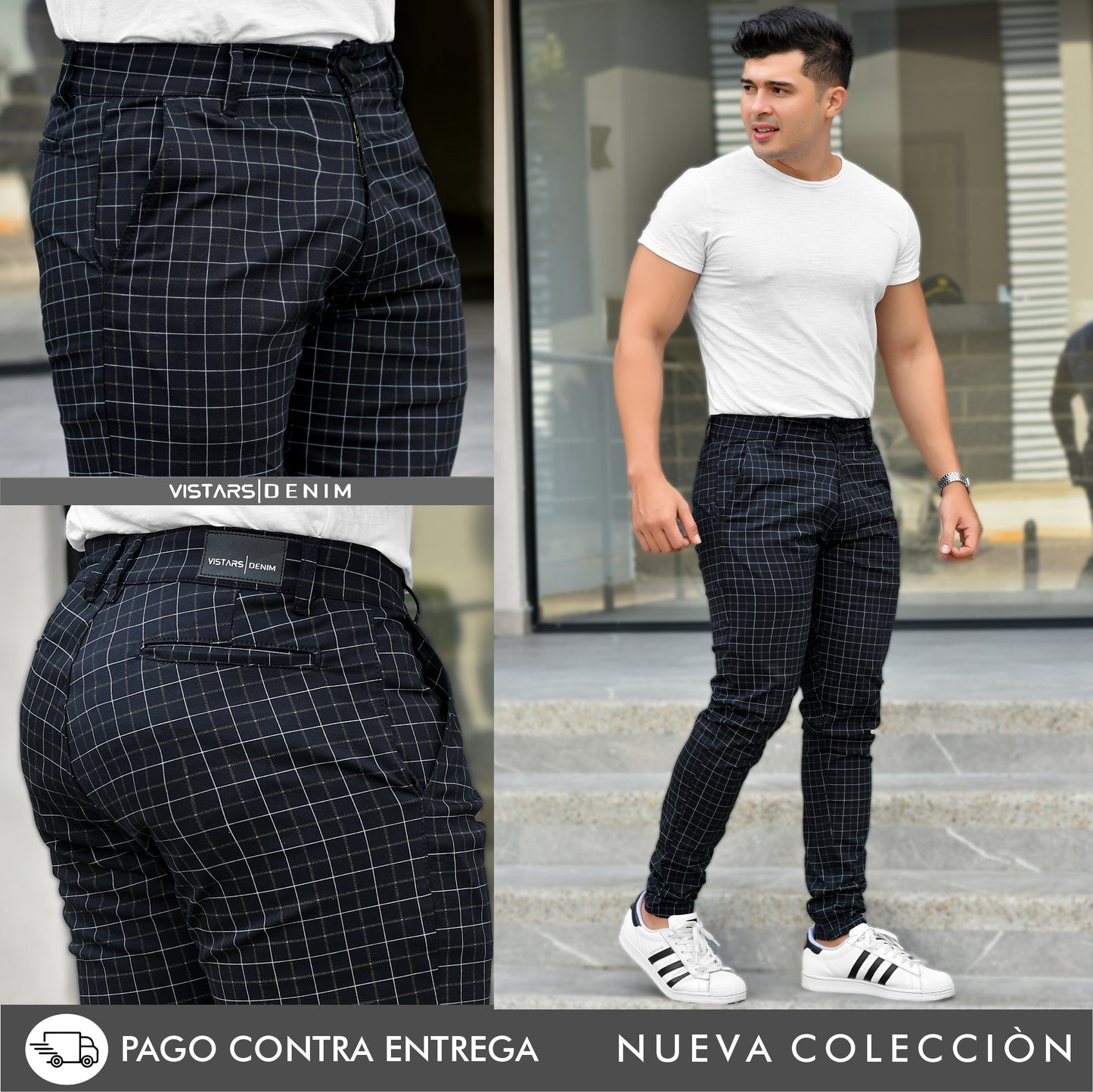 JEANS HOMBRE NEGRO REF. 6-5403🔥 10% ¡ DESCUENTO!
