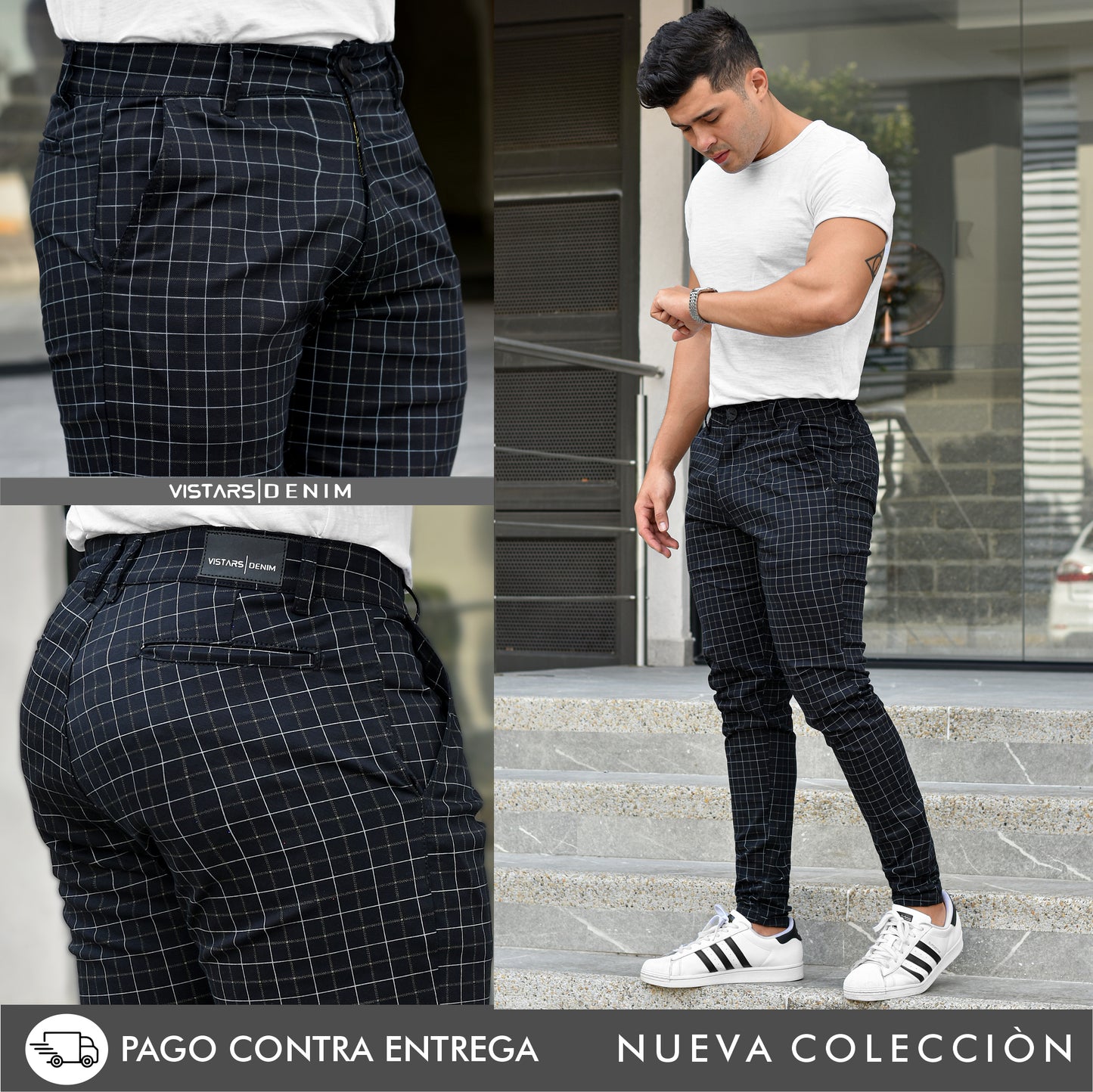 JEANS HOMBRE NEGRO REF. 6-5403🔥 10% ¡ DESCUENTO!