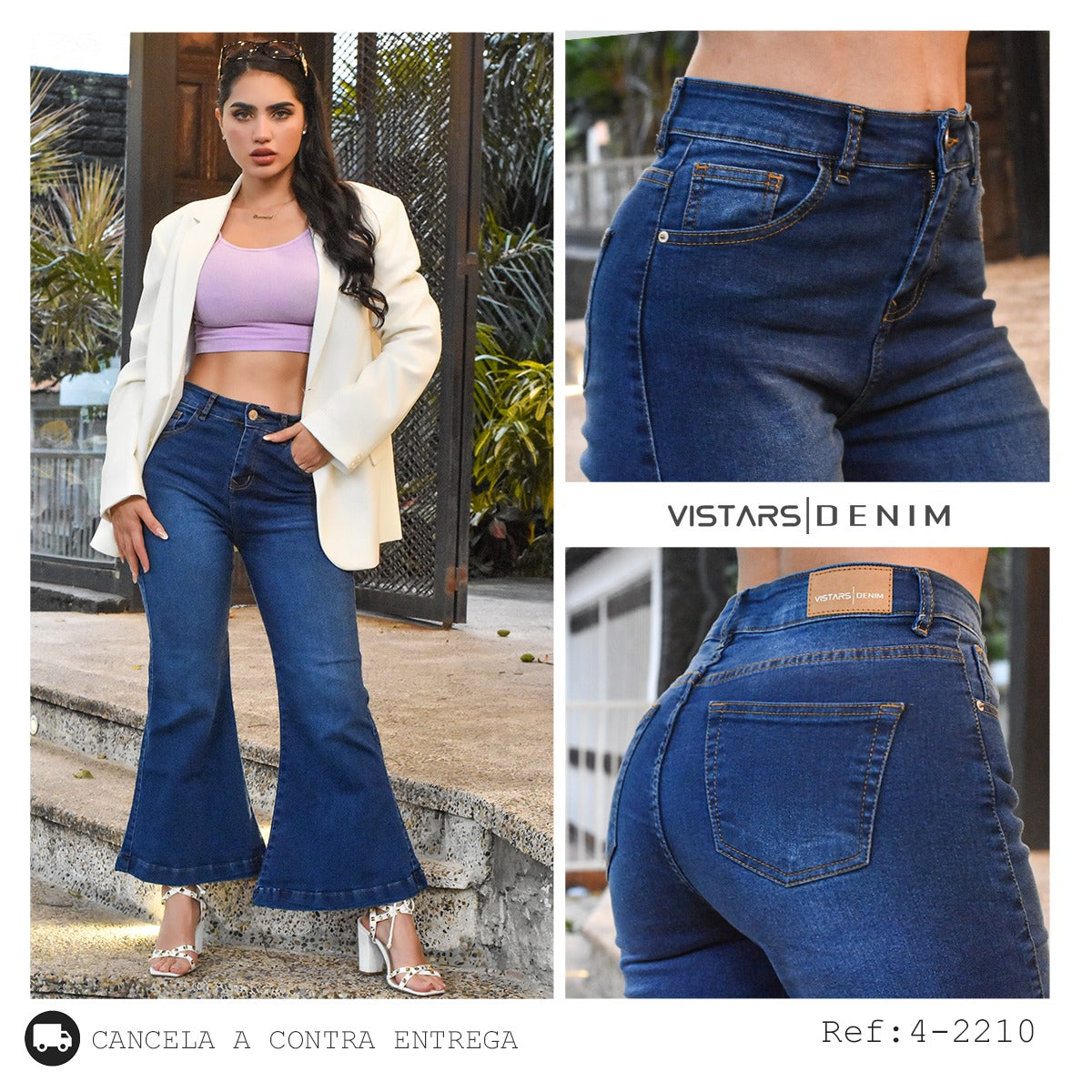 JEANS MUJER REF 4-2210 OFERTA 37%