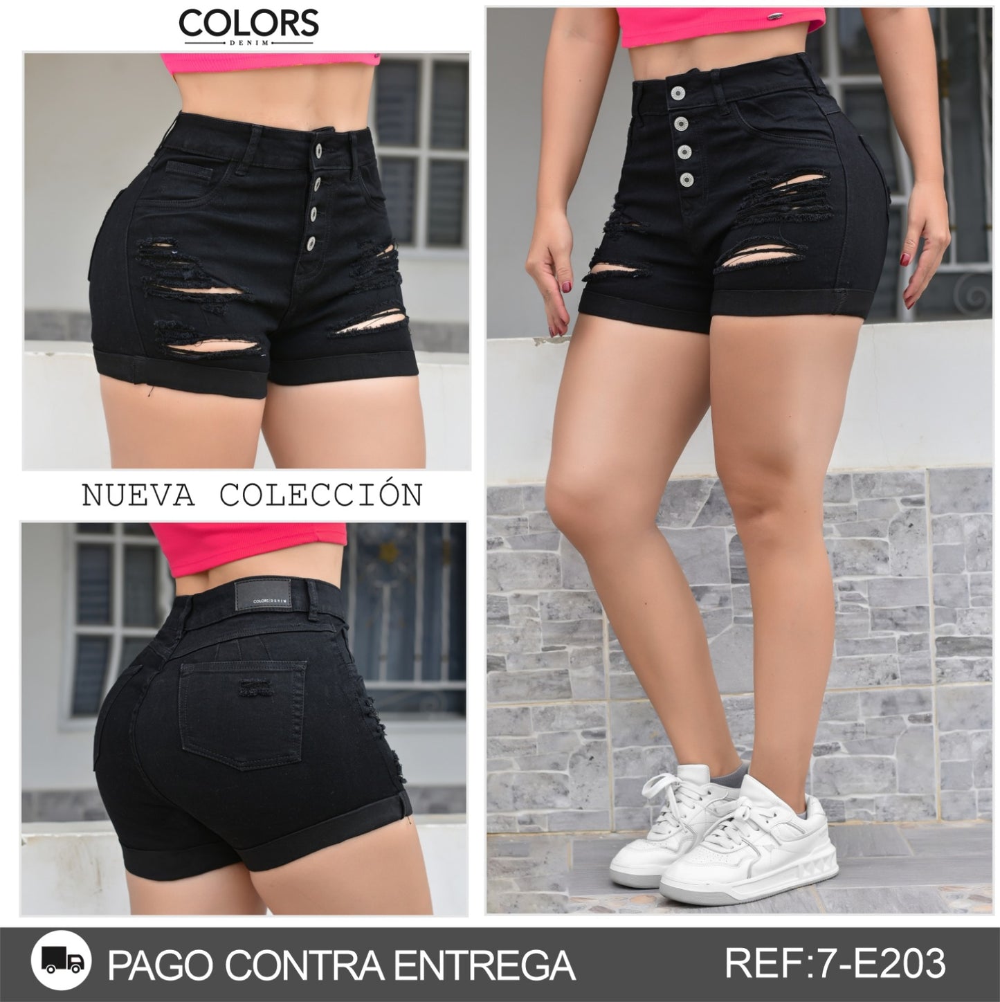 SHORTS MUJER REF 7-E203 OFERTA 27%