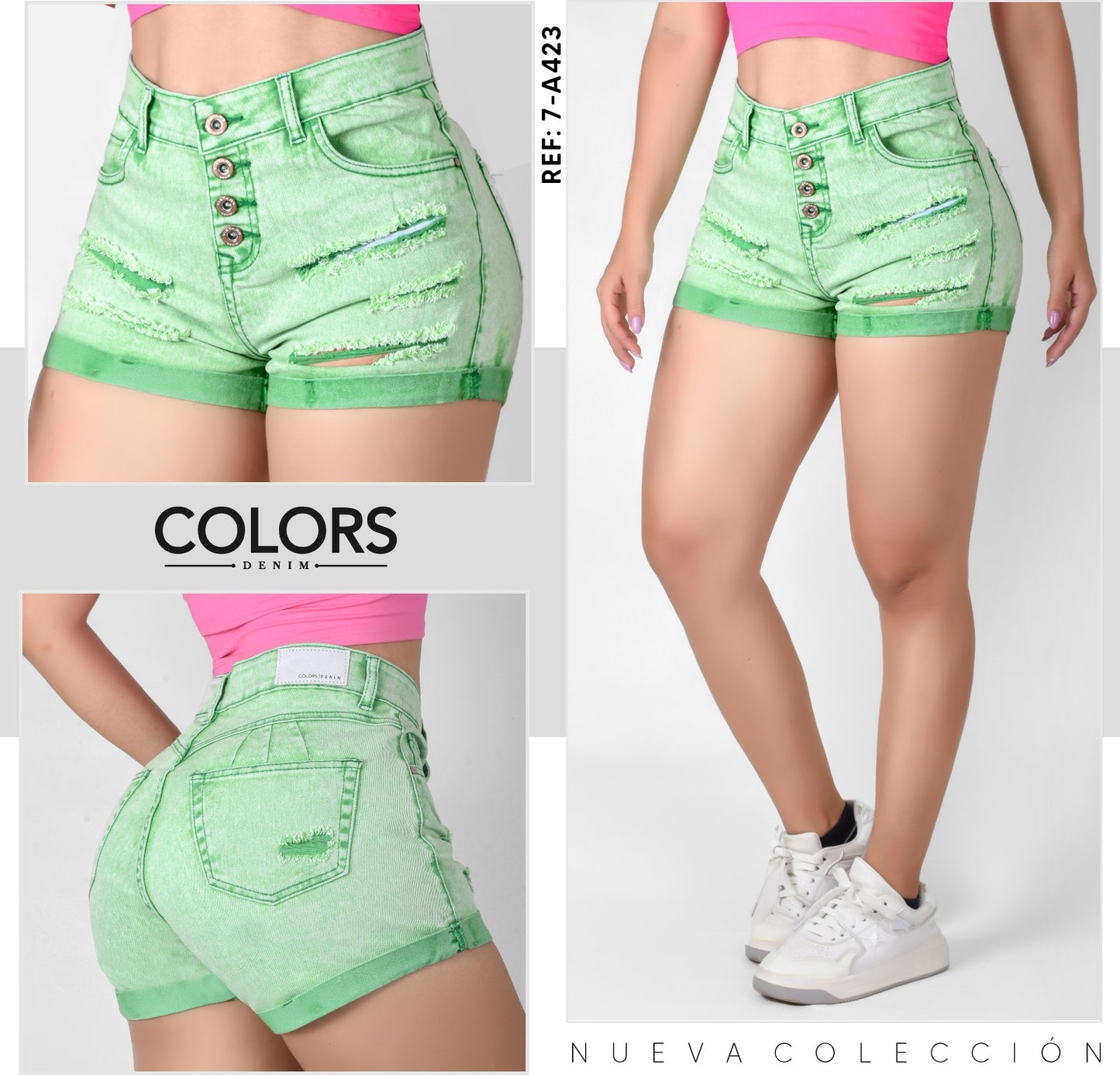 SHORTS MUJER REF 7-A423 OFERTA 27%