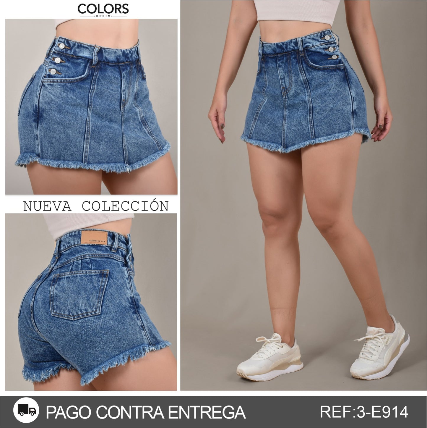 FALDA SHORTS MUJER REF 3-E914 OFERTA 25%