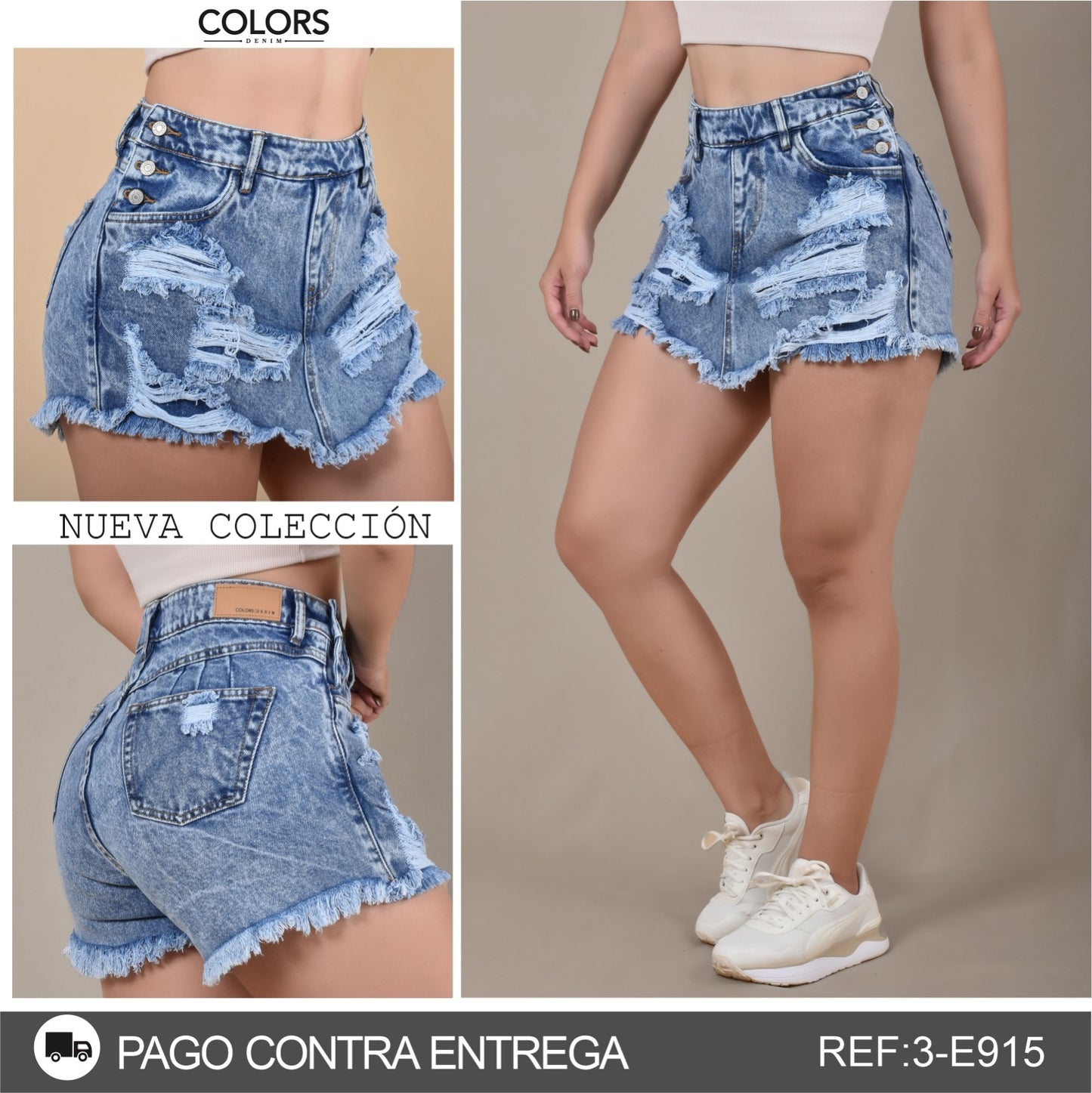 FALDA SHORTS MUJER REF 3-E915 OFERTA 25%
