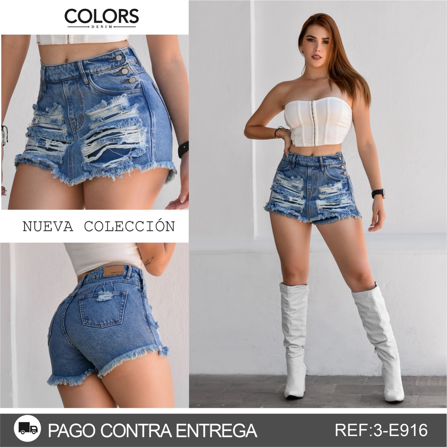 FALDA SHORTS MUJER REF 3-E916 OFERTA 25%