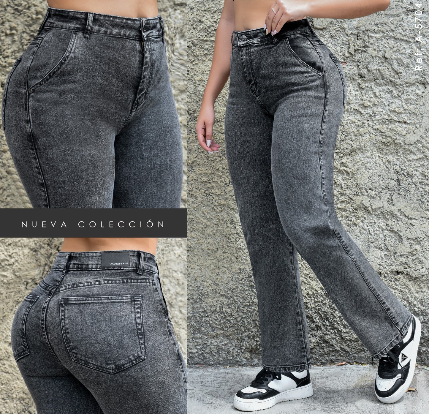 JEANS MUJER MOM REF 4-5010