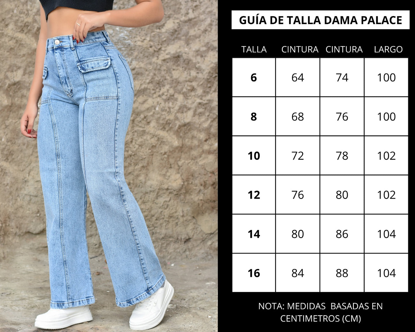 JEANS MUJER PALACE REF 4-5501