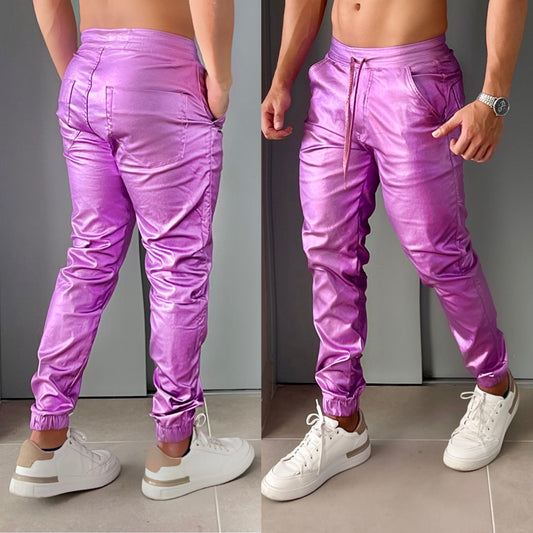 JEANS HOMBRE CUERINA JOGGER LILA REF. 6-3725