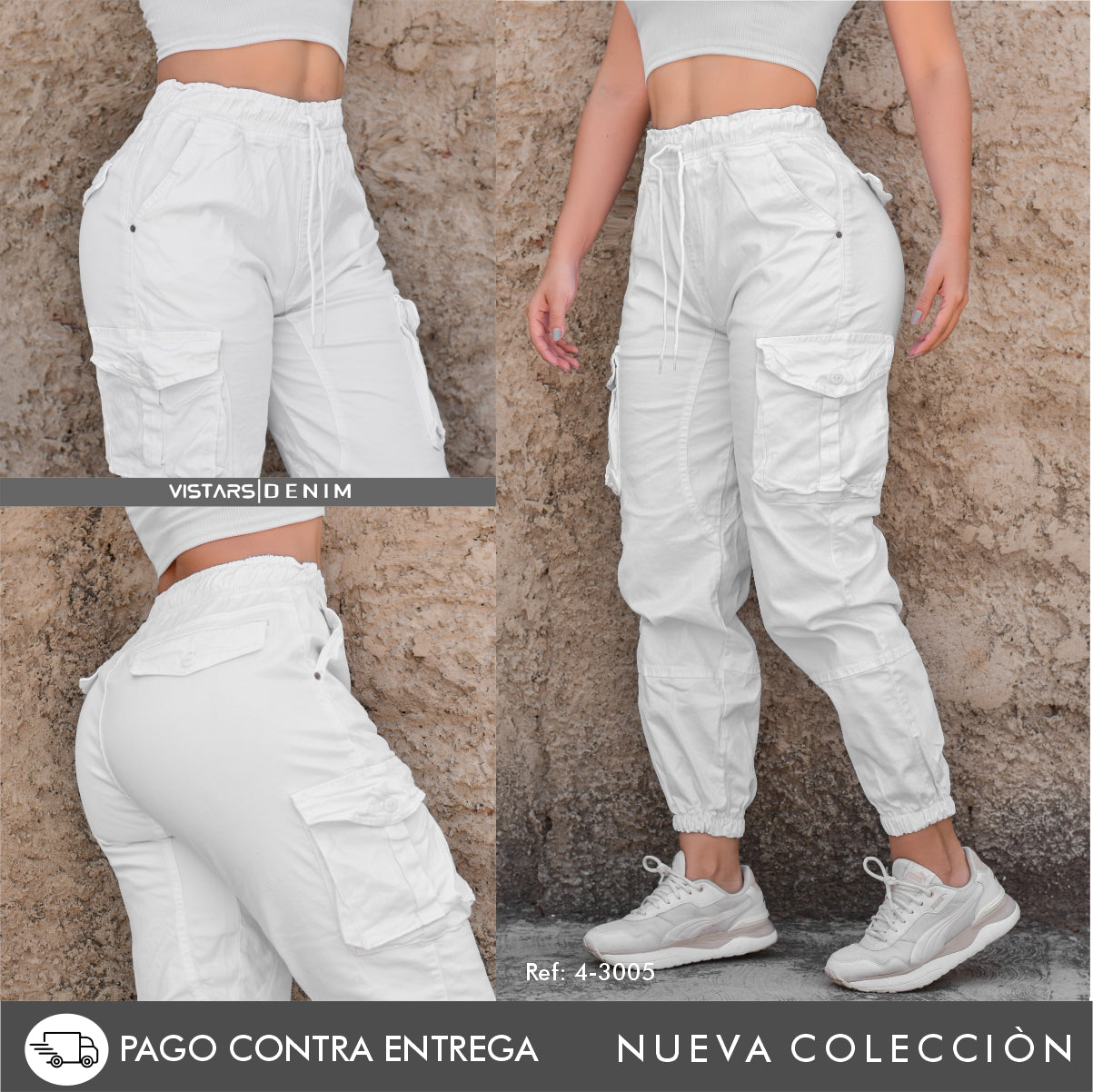 JEANS MUJER JOGGER REF 4-3005 🔥DESCUENTO🔥 30%