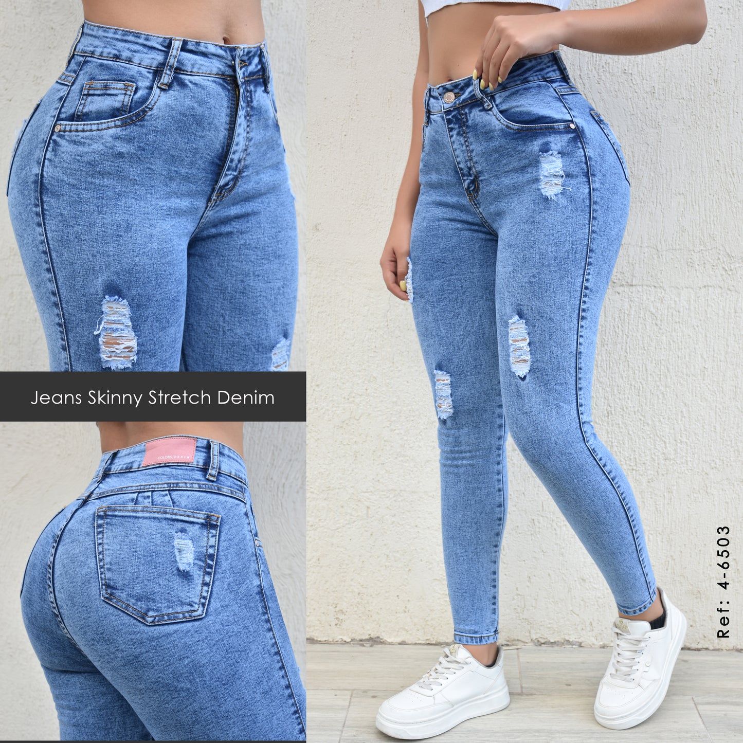JEANS MUJER SKINNY REF 4-6503