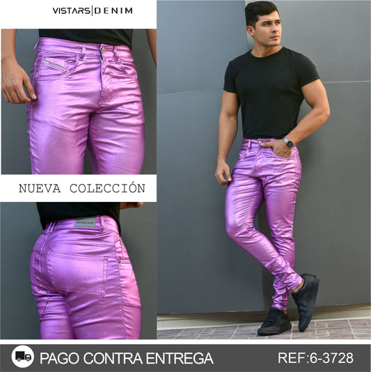 JEANS HOMBRE CUERINA REF. 6-3730 LILA