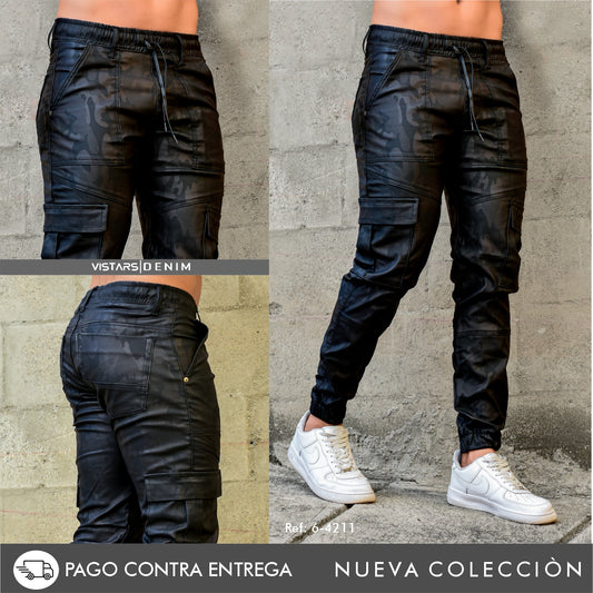 JEANS HOMBRE JOGGER CUERINA REF. 6-4701