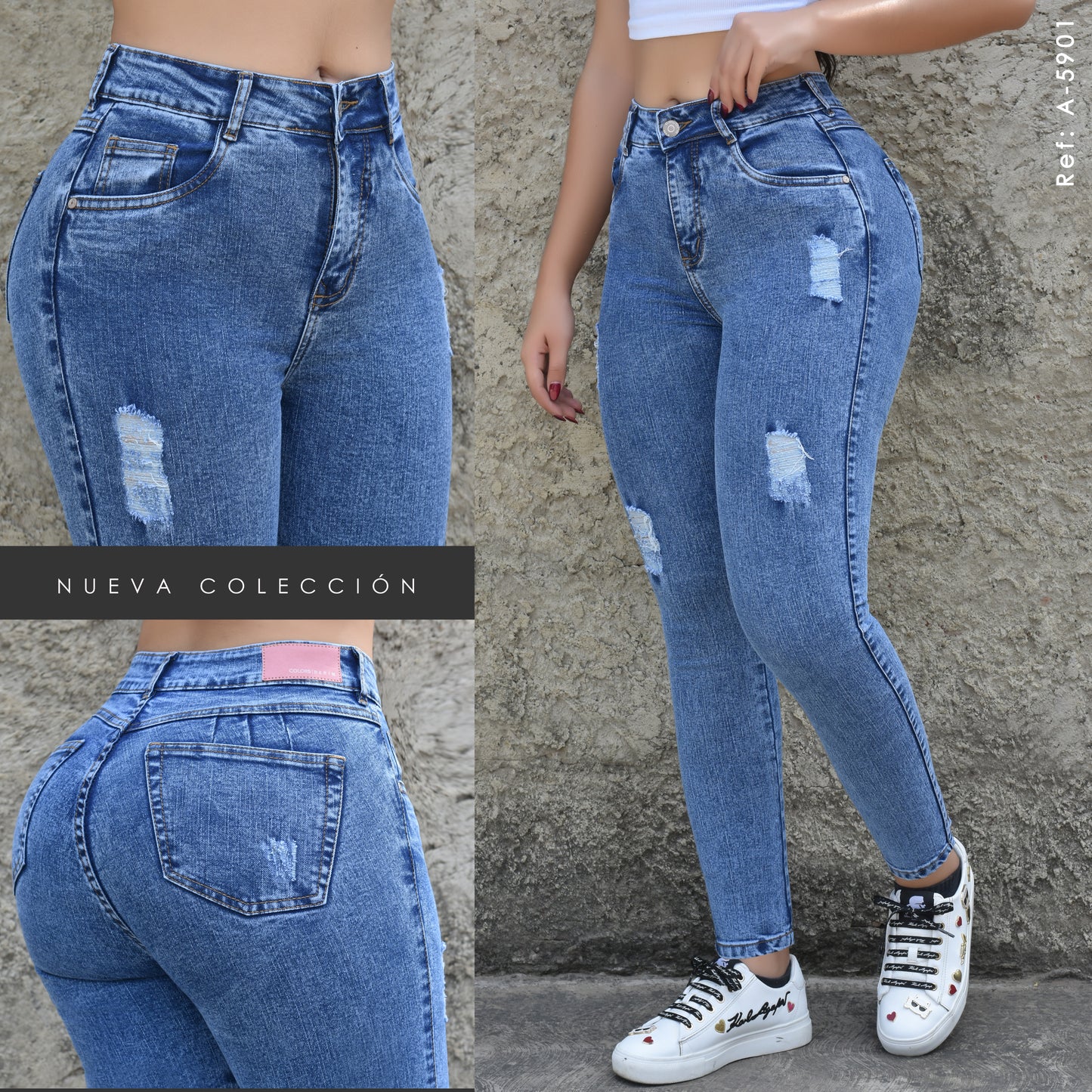 JEANS MUJER SKINNY REF A-5901