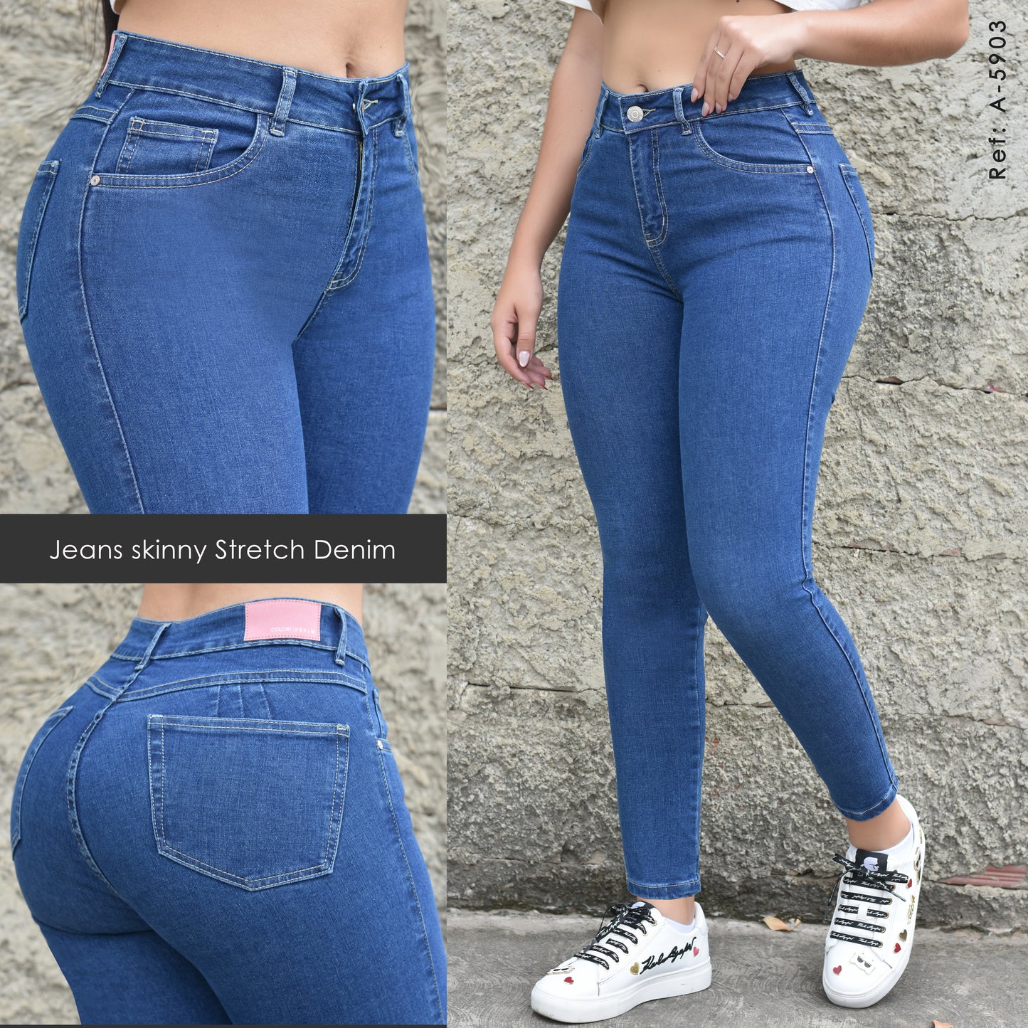 JEANS MUJER SKINNY REF A-5903