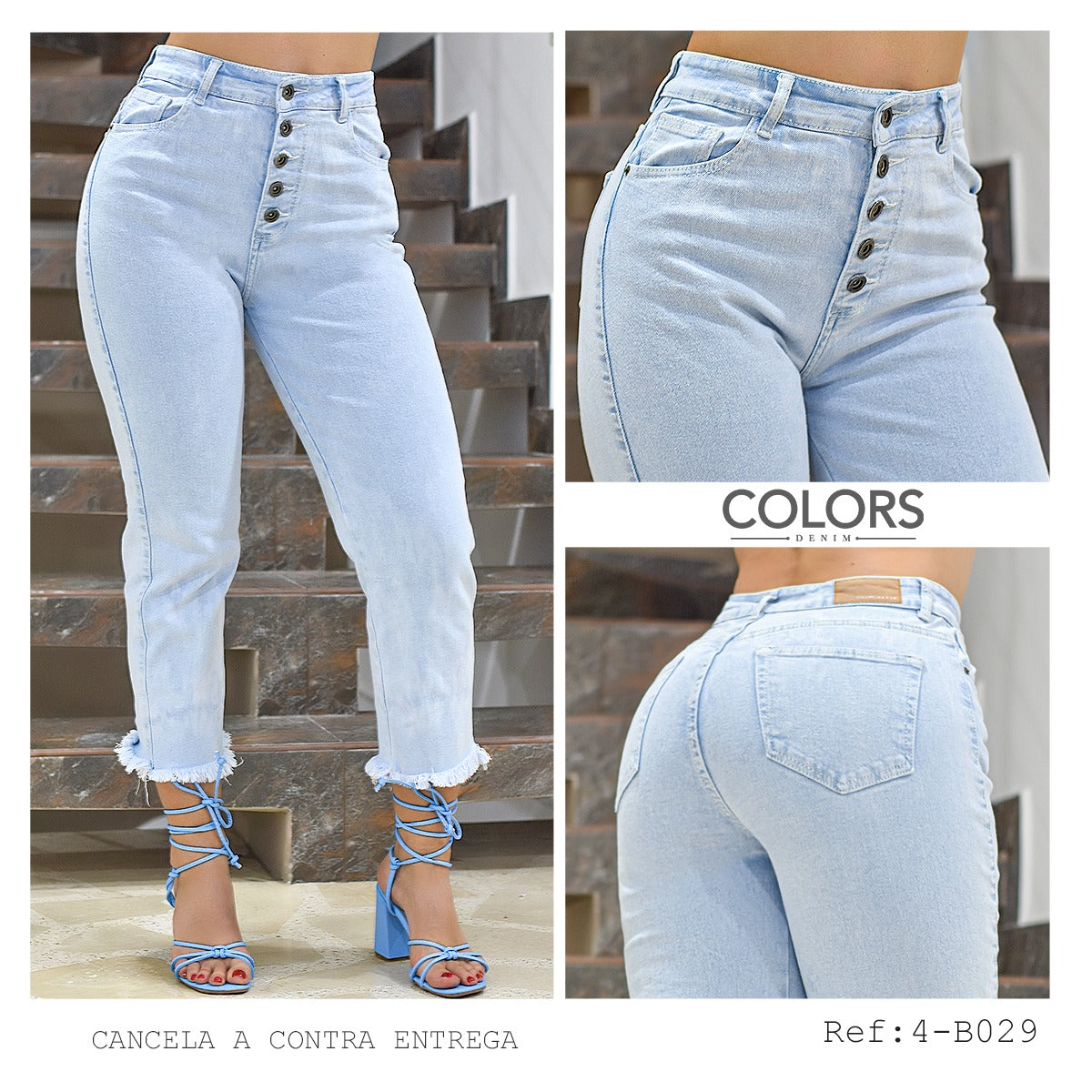 JEANS MUJER  REF 4-B029 OFERTA 37%