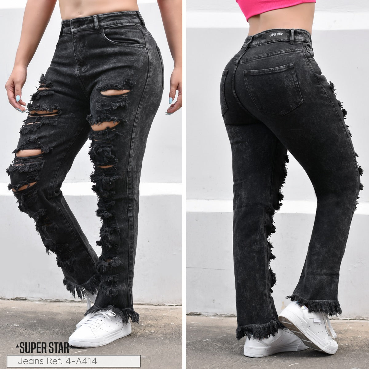 JEANS MUJER  REF 4-A414  OFERTA 30%