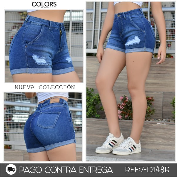 SHORTS MUJER  REF 7-D148R OFERTA 27%