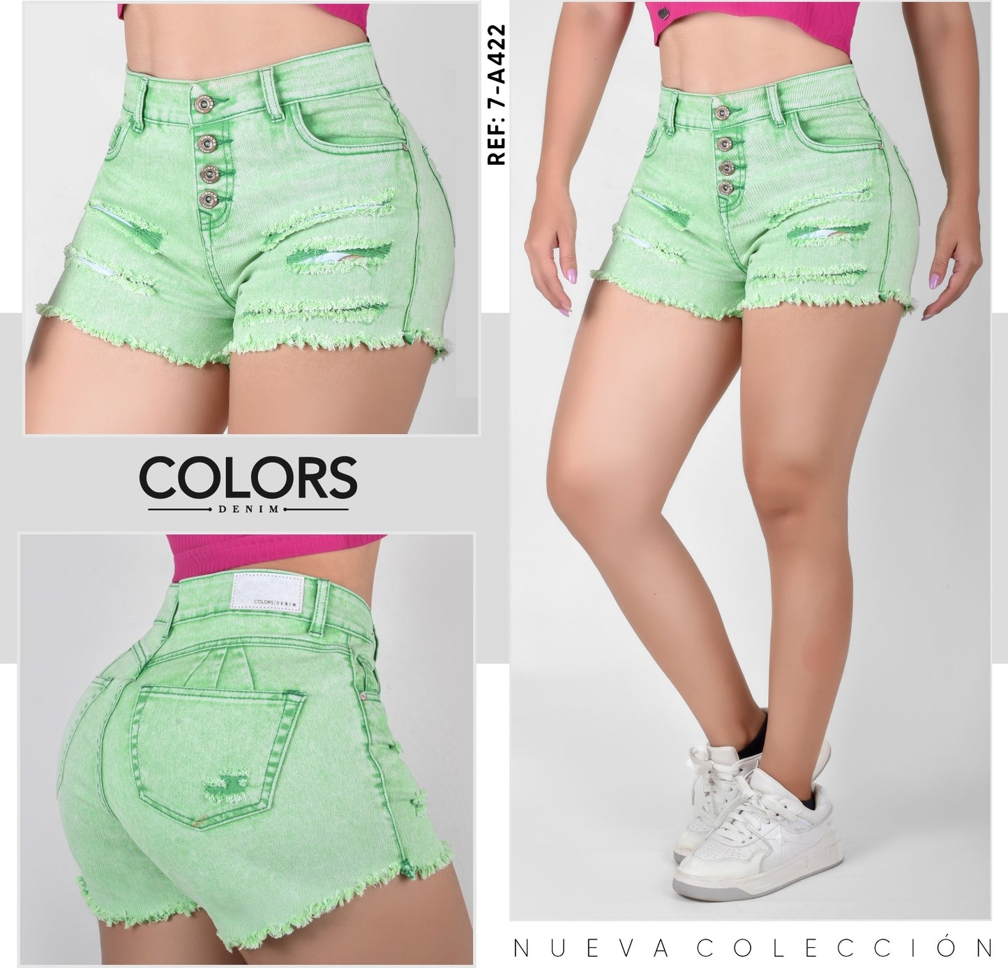 SHORTS MUJER  REF 7-A422 OFERTA 27