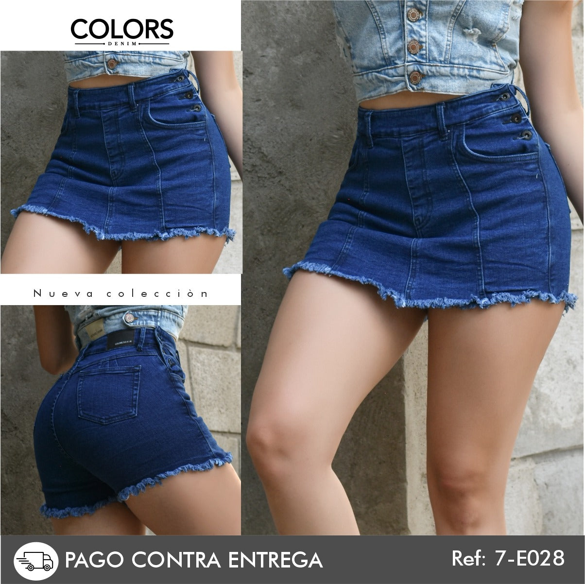 FALDA SHORTS MUJER  REF 3-E028 OFERTA 25%