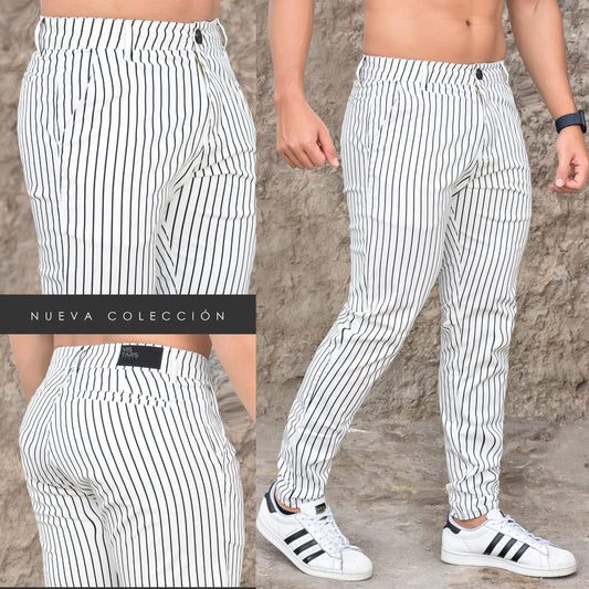 JEANS HOMBRE BLANCO  REF. 6-5712